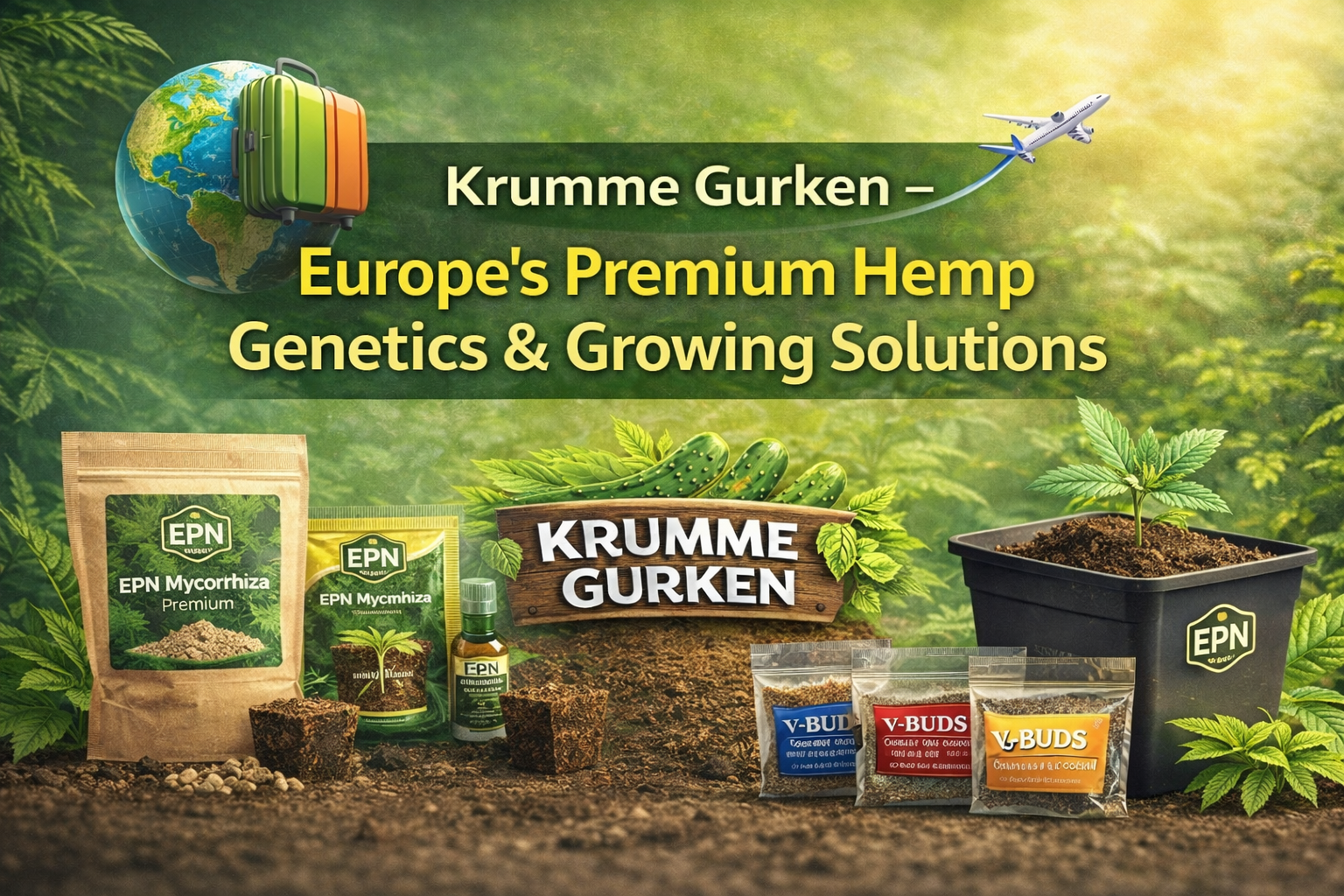 Krumme Gurken – Europe’s Premium Hemp Genetics & Growing Solutions Krumme Gurken
